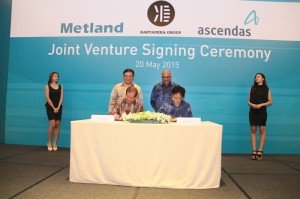 Penandatanganan Kerjasama Metropolitan Land dan Ascendas