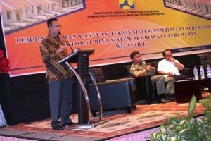 Direktur Jenderal Pembiayaan Perumahan, Kementerian Pekerjaan Umum dan Perumahan Rakyat (KemenPUPR), Maurin Sitorus