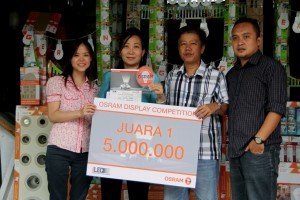 Salah satu pemenang Osram Display Competition dari wilayah Jakarta