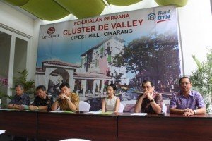 Press Conference Peluncuran klaster De Valley