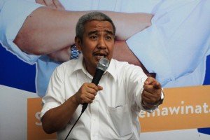 Ketua DPD REI Banten, Soelaeman Soemawinata (eman).