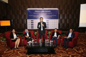 Presiden Direktur Paramount Enterprise International Ervan Adi Nugroho saat press conference HUT ke 4 Bethsaida Hospitals dan Parador Hotels & Resorts
