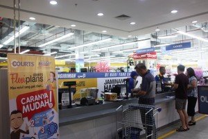 Aktifitas sebuah pusat belanja