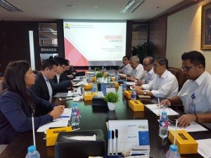 Mr Nong Piseth, dari Kementerian Perekonomian dan Keuangan Kamboja saat berkunjung ke Kementerian PUPR