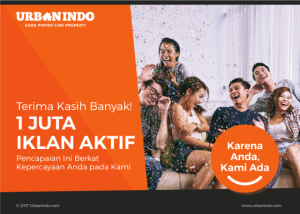 UrbanIndo Capai 1 Juta Iklan Properti