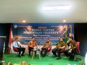 Diskusi Kupas Tuntas Pembiayaan Properti yang diselenggarakan oleh DPD APERSI DKI Jakarta