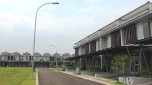 Salah satu cluster di Jakarta Garden City.