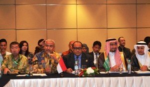 Ketua Umum DPP Realestat Indonesia (REI) Soelaeman Soemawinata saat menjelaskan potensi properti di Indonesia