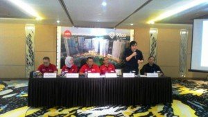 CEO 99.co Darius Cheung saat menjelaskan rencana pengembangan 99.co usai peroleh dana segar dari investor baru