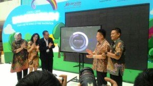 Prosesi peresmian Pameran Properti Imajinatif dan Interaktif dari Megapolitan Developments