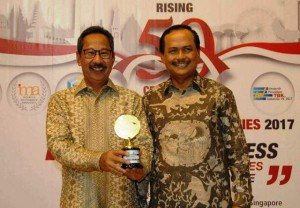 Bank BTN terima penghargaan di Singapura, Rabu (28/8/2017)
