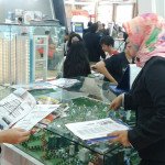 suasana stand booth Sentra Timur Residence , ramai dikunjungi pada pameran Indonesia Properti Expo (IPEX) pada 11-20 Agustus 2017 